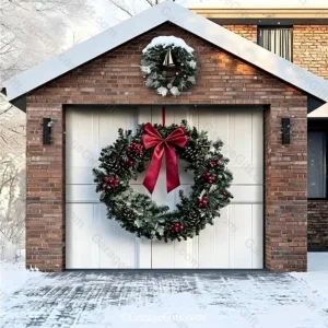 Christmas Wreath | Christmas Garage Door Cover