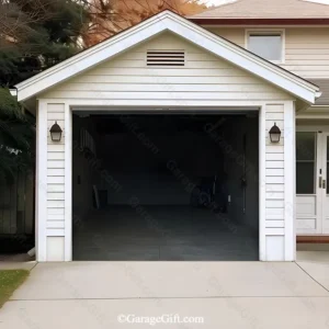 Empty Garage | Halloween Garage Door Cover