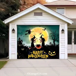 Graveyard Scene | Halloween Garage Door Cover