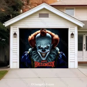 Horror Clown | Halloween Garage Door Cover