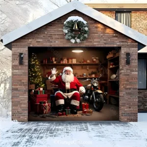 Santa's Workshop | Christmas Garage Door Cover