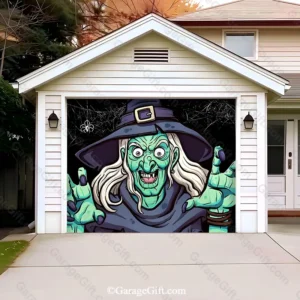 Ugly Witch | Halloween Garage Door Cover